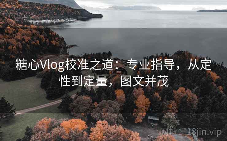 糖心Vlog校准之道：专业指导，从定性到定量，图文并茂